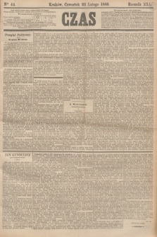 Czas. R.41, Ner 44 (23 lutego 1888)