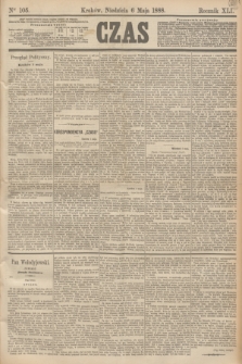 Czas. R.41, Ner 105 (6 maja 1888)
