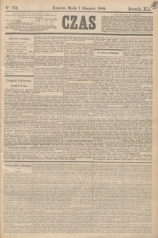 Czas. R.41, Ner 174 (1 sierpnia 1888)