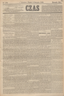 Czas. R.41, Ner 176 (3 sierpnia 1888)