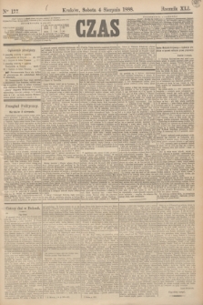 Czas. R.41, Ner 177 (4 sierpnia 1888)