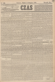 Czas. R.41, Ner 182 (10 sierpnia 1888)