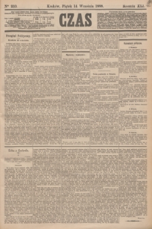 Czas. R.41, Ner 210 (14 września 1888)