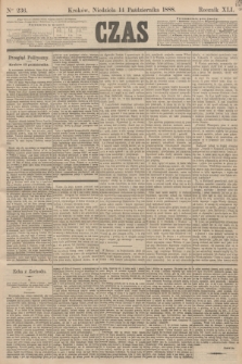 Czas. R.41, Ner 236 (14 października 1888)