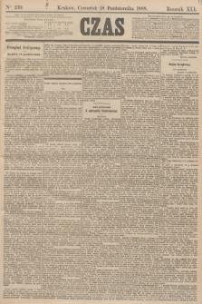 Czas. R.41, Ner 239 (18 października 1888)