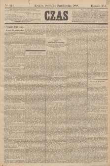 Czas. R.41, Ner 244 (24 października 1888)