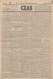 Czas. R.41, Ner 246 (26 października 1888)