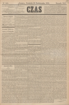Czas. R.41, Ner 248 (28 października 1888)