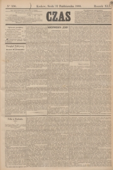 Czas. R.41, Ner 250 (31 października 1888)