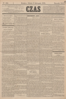 Czas. R.41, Ner 252 (3 listopada 1888)