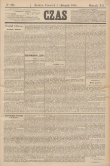 Czas. R.41, Ner 256 (8 listopada 1888)