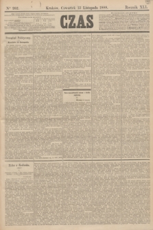 Czas. R.41, Ner 262 (15 listopada 1888)
