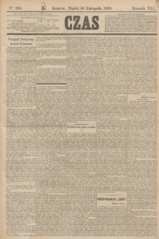 Czas. R.41, Ner 263 (16 listopada 1888)