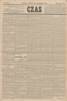 Czas. R.41, Ner 270 (24 listopada 1888)