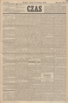 Czas. R.41, Ner 284 (12 grudnia 1888)