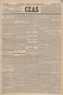 Czas. R.41, Ner 291 (20 grudnia 1888)