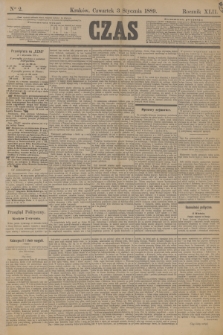 Czas. R.42, Ner 2 (3 stycznia 1889)