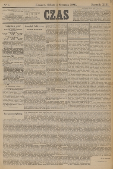 Czas. R.42, Ner 4 (5 stycznia 1889)