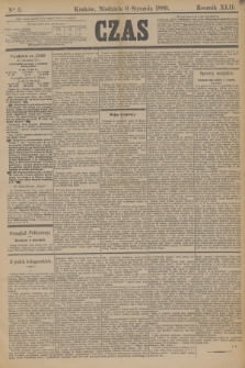 Czas. R.42, Ner 5 (6 stycznia 1889)