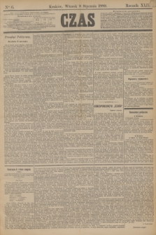 Czas. R.42, Ner 6 (8 stycznia 1889)