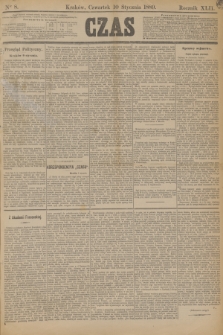 Czas. R.42, Ner 8 (10 stycznia 1889)