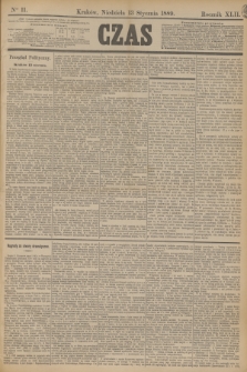 Czas. R.42, Ner 11 (13 stycznia 1889)