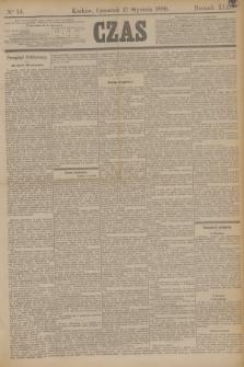 Czas. R.42, Ner 14 (17 stycznia 1889)