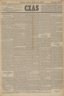 Czas. R.42, Ner 16 (19 stycznia 1889)