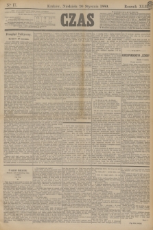 Czas. R.42, Ner 17 (20 stycznia 1889)