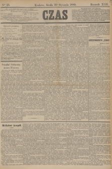 Czas. R.42, Ner 25 (30 stycznia 1889)