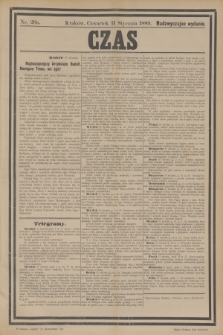 Czas. R.42, Nr. 26 A (31 stycznia 1889)