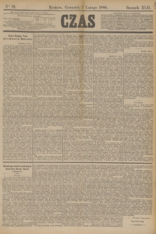 Czas. R.42, Ner 31 (7 lutego 1889)
