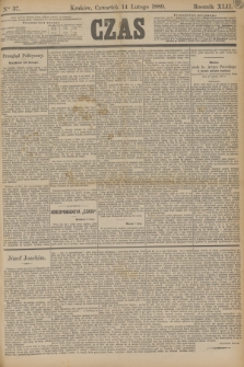 Czas. R.42, Ner 37 (14 lutego 1889)