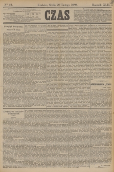 Czas. R.42, Ner 42 (20 lutego 1889)
