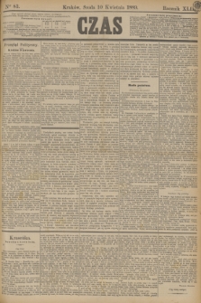 Czas. R.42, Ner 83 (10 kwietnia 1889)