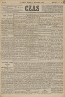 Czas. R.42, Ner 94 (24 kwietnia 1889)