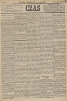 Czas. R.42, Ner 95 (25 kwietnia 1889)