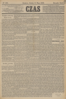 Czas. R.42, Ner 108 (11 maja 1889)