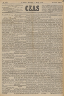 Czas. R.42, Ner 110 (14 maja 1889)