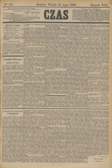 Czas. R.42, Ner 172 (30 lipca 1889)