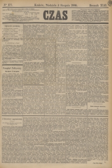 Czas. R.42, Ner 177 (4 sierpnia 1889)