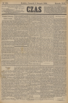Czas. R.42, Ner 180 (8 sierpnia 1889)