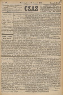 Czas. R.42, Ner 196 (28 sierpnia 1889)