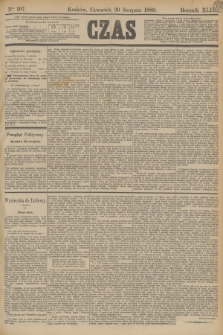 Czas. R.42, Ner 197 (29 sierpnia 1889)