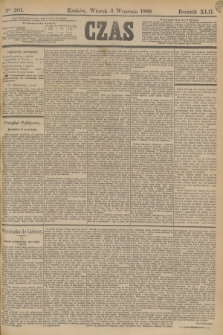 Czas. R.42, Ner 201 (3 września 1889)