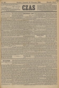 Czas. R.42, Ner 215 (19 września 1889)