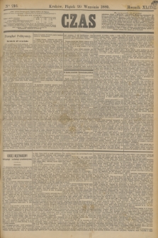 Czas. R.42, Ner 216 (20 września 1889)