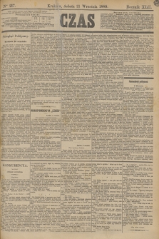 Czas. R.42, Ner 217 (21 września 1889)