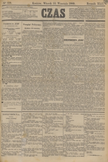 Czas. R.42, Ner 219 (24 września 1889)
