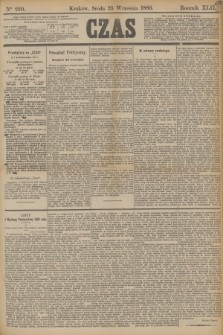 Czas. R.42, Ner 220 (25 września 1889)
